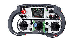 Joystickgerät T6 Foto des T6 Joystickgeräts, das sein kompaktes Design und die Bedienelemente für vielseitige Steuerungsanwendungen hervorhebt.