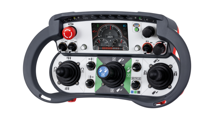 Joystickgerät T6 Foto des T6 Joystickgeräts, das sein kompaktes Design und die Bedienelemente für vielseitige Steuerungsanwendungen hervorhebt.